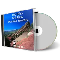 Artwork Cover of Bob Dylan 2007-07-20 CD Morrison Audience