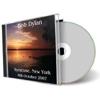 Artwork Cover of Bob Dylan 2007-10-08 CD Syracuse Audience