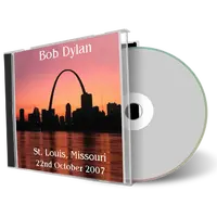 Artwork Cover of Bob Dylan 2007-10-22 CD St Louis Audience