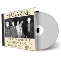 Artwork Cover of Magazine 1980-08-15 CD San Francisco Audience