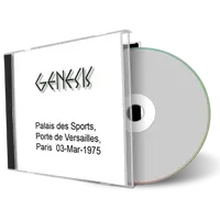 Artwork Cover of Genesis 1975-03-03 CD Paris Audience