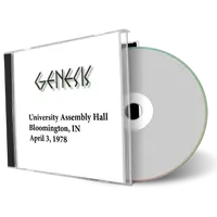 Artwork Cover of Genesis 1978-04-03 CD Bloomington Soundboard
