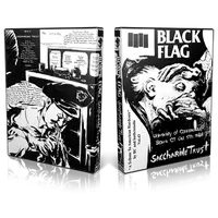 Artwork Cover of Black Flag 1984-10-17 DVD Storrs Audience