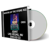 Artwork Cover of Queens of The Stone Age 2003-02-22 CD Las Vegas Audience
