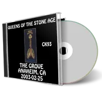 Artwork Cover of Queens of The Stone Age 2003-02-25 CD Anaheim Audience