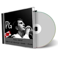 Artwork Cover of Peter Gabriel 1986-11-25 CD Montreal Audience