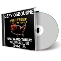 Artwork Cover of Ozzy Osbourne 1991-11-25 CD Milwaukee Audience