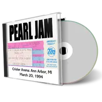 Artwork Cover of Pearl Jam 1994-03-20 CD Ann Arbor Audience
