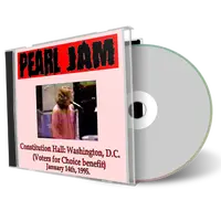Artwork Cover of Pearl Jam 1995-01-14 CD Washington Audience