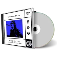 Artwork Cover of U2 1992-04-05 CD Dallas Audience