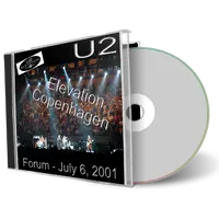 Artwork Cover of U2 2001-07-06 CD Copenhagen Audience