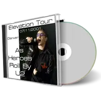 Artwork Cover of U2 2001-11-07 CD Denver Audience