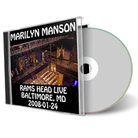 Artwork Cover of Marilyn Manson 2008-01-24 CD Baltimore Audience