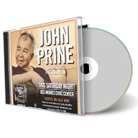 Artwork Cover of John Prine 2016-11-12 CD Des Moines Audience