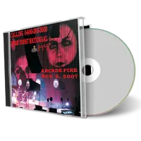 Artwork Cover of Arcade Fire 2007-11-02 CD Brussels Audience