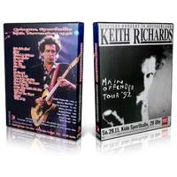 Artwork Cover of Keith Richards Compilation DVD Cologne 1992 Proshot