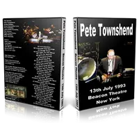 Artwork Cover of Pete Townshend 1995-05-27 DVD New York City Audience
