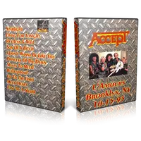 Artwork Cover of Accept 1993-10-15 DVD New York City Audience