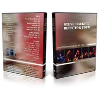 Artwork Cover of Steve Hackett 1980-09-30 DVD New York City Proshot