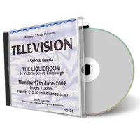 Artwork Cover of Television 2002-06-17 CD Edinburgh Audience