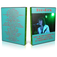 Artwork Cover of TooRex 2008-09-12 DVD London Audience