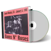 Artwork Cover of Guns N Roses 1988-01-05 CD Santa Monica Audience