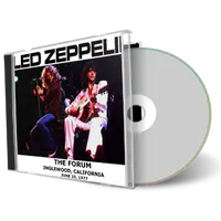 Artwork Cover of Led Zeppelin 1977-06-25 CD Inglewood Audience