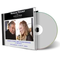 Artwork Cover of Robert Plant And Alison Krauss 2022-09-03 CD Grand Prarie Audience