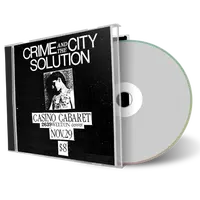 Artwork Cover of Crime And The City Solution 1988-11-29 CD Denver Audience