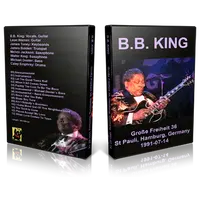Artwork Cover of BB King 1991-07-14 DVD Jazz Port Festival Proshot