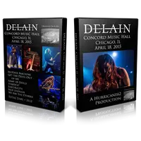 Artwork Cover of Delain 2015-04-18 DVD Chicago Audience