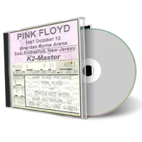 Artwork Cover of Pink Floyd 1987-10-12 CD East Rutherfod Audience