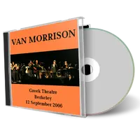 Artwork Cover of Van Morrison 2006-09-12 CD Berkeley Audience