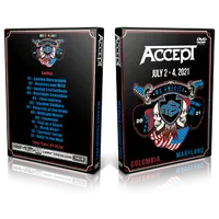 Artwork Cover of Accept 2021-07-03 DVD M3 Rock Festival Proshot