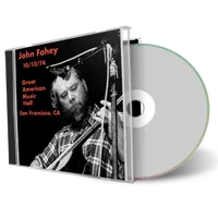 Artwork Cover of John Fahey 1974-10-10 CD San Francisco Soundboard