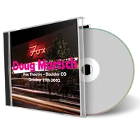 Artwork Cover of Doug Martsch 2002-10-27 CD Boulder Audience