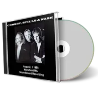 Artwork Cover of Csn 1988-08-01 CD Mansfield Soundboard