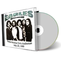 Artwork Cover of The Eagles 1980-07-29 CD Santa Monica Audience