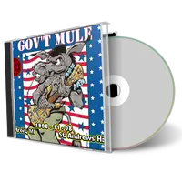 Artwork Cover of Govt Mule 1998-11-08 CD Detroit Audience