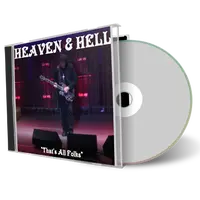 Artwork Cover of Heaven and Hell 2007-09-07 CD Uncasville Audience