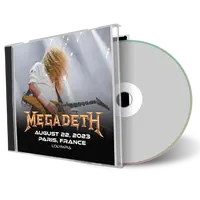 Front cover artwork of Megadeth 2023-08-22 CD Paris Audience