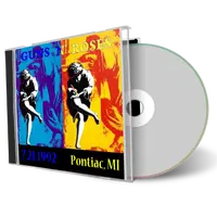Front cover artwork of Guns N Roses 1992-07-21 CD Pontiac Audience