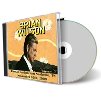 Front cover artwork of Brian Wilson 2008-11-10 CD Nashville Audience