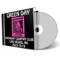 Front cover artwork of Green Day 2023-10-19 CD Las Vegas Audience