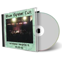 Front cover artwork of Blue Oyster Cult 2003-07-03 CD Arlington Heights Audience