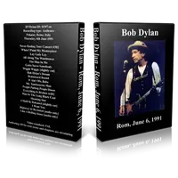 Artwork Cover of Bob Dylan 1991-06-06 DVD Rome Audience