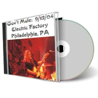 Artwork Cover of Govt Mule 2004-09-12 CD Philadelphia Audience