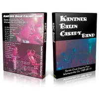 Artwork Cover of KBC Band 1985-09-13 DVD Watsonville Proshot