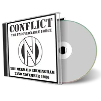 Front cover artwork of Conflict 1986-11-22 CD Birminghan Audience
