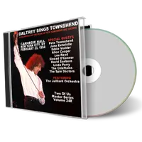 Front cover artwork of Daltrey Sings Townshend 1994-02-23 CD New York City Audience